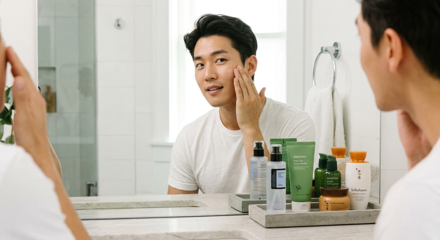 How to Build a Korean Skincare Routine for Men's Skin Concerns