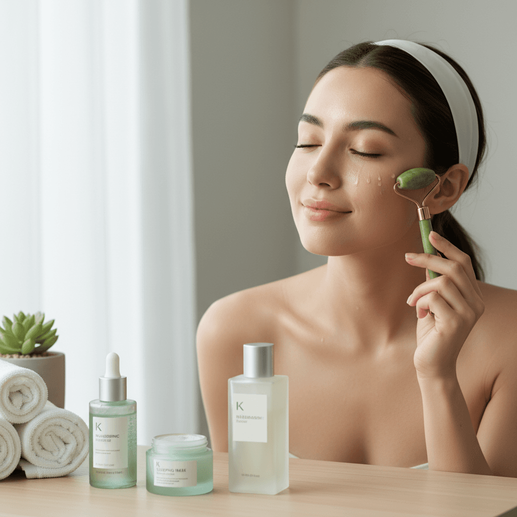 How to Use a Korean Jade Roller: Achieve Glass Skin with K-Beauty