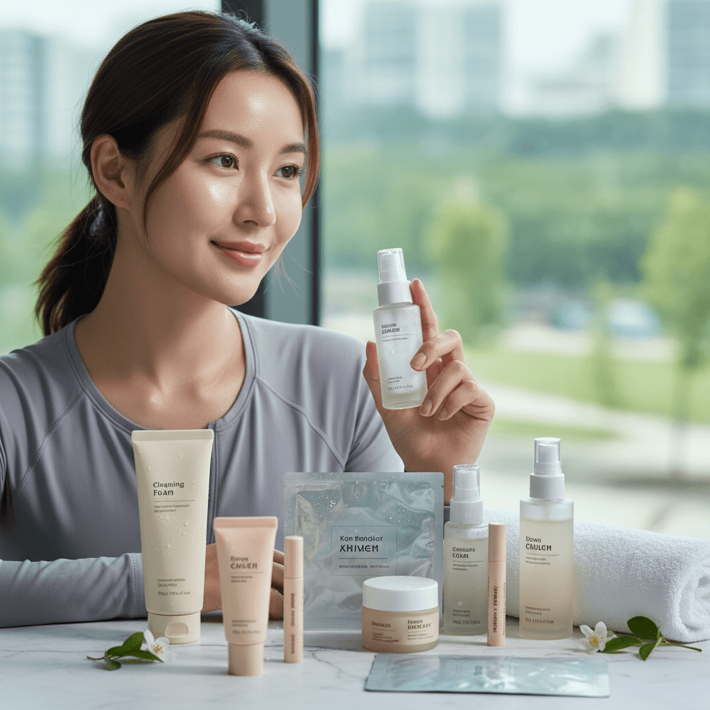 How to Use Korean Skincare for Post-Workout Recovery & Glowing Skin ✨