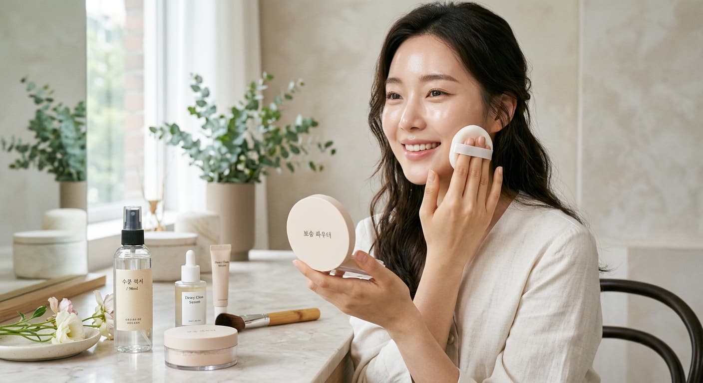What Are the Best Korean Setting Powders & Finishing Sprays for Glass Skin?
