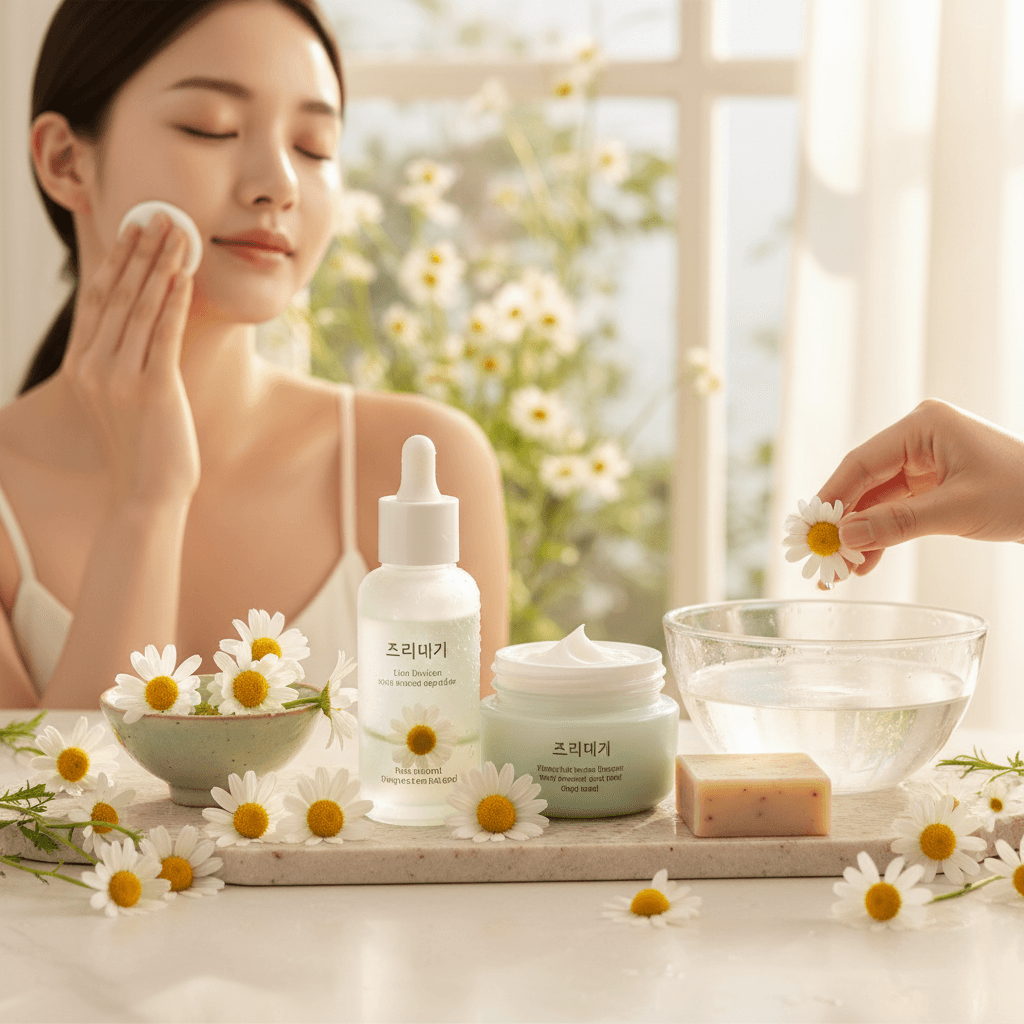 Why Chamomile in Korean Skincare Calms Redness & Boosts Glow
