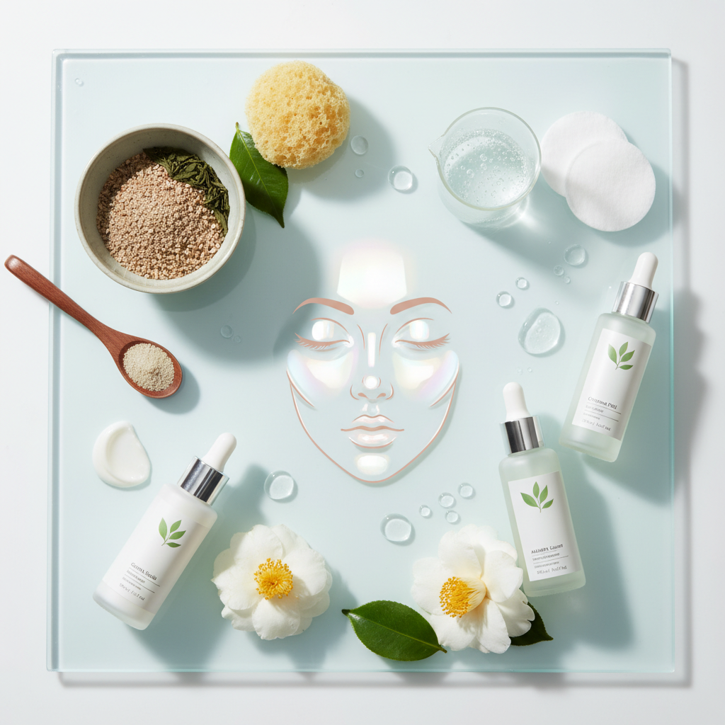 How to Choose Korean Physical vs. Chemical Exfoliators for Glass Skin