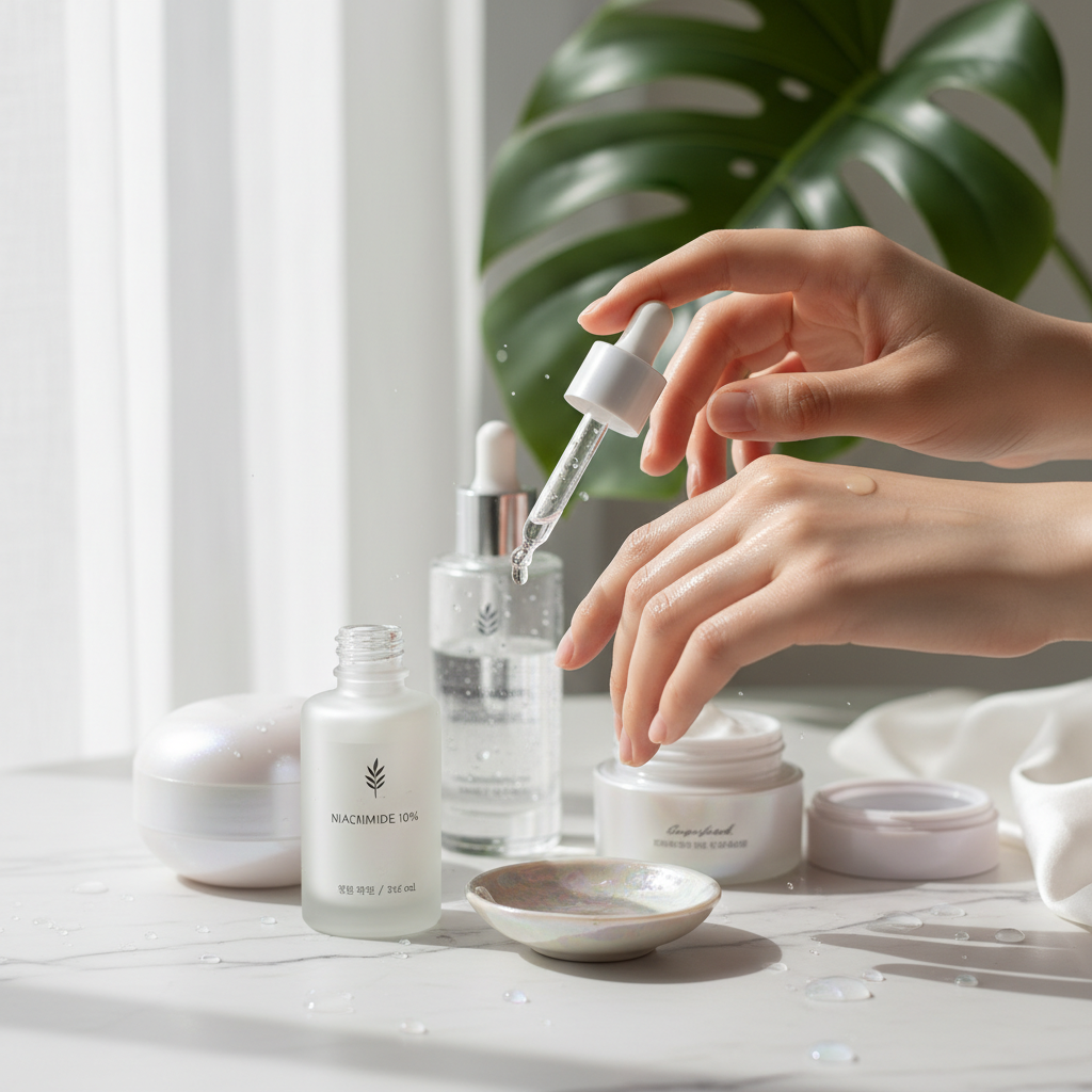 How to Use Niacinamide in Your Korean Skincare Routine for Glass Skin ✨
